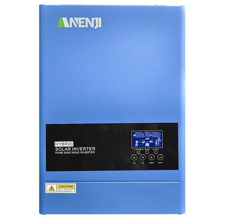 Гібридний інвертор Anenji ANJ-6200-48V-WIFI, 48 В, 6200 Вт (безперебійник, UPS, ДБЖ)