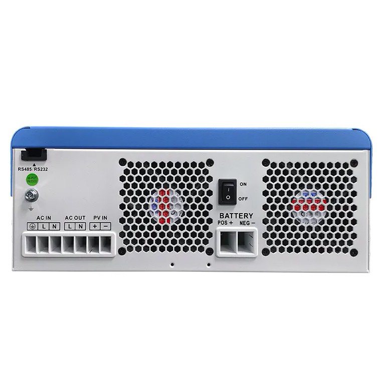Гібридний інвертор Anenji ANJ-6200-48V-WIFI, 48 В, 6200 Вт (безперебійник, UPS, ДБЖ) — фото 6