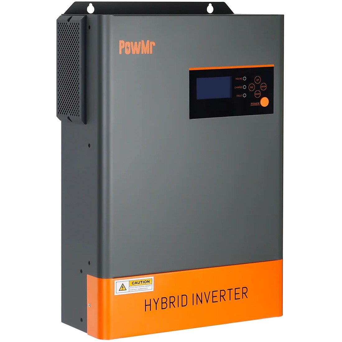 Гібридний інвертор Powmr POW-HVM6.2K-48V-LIP, 48 В, 6200 Вт, (безперебійник, UPS, ДБЖ) — фото 2