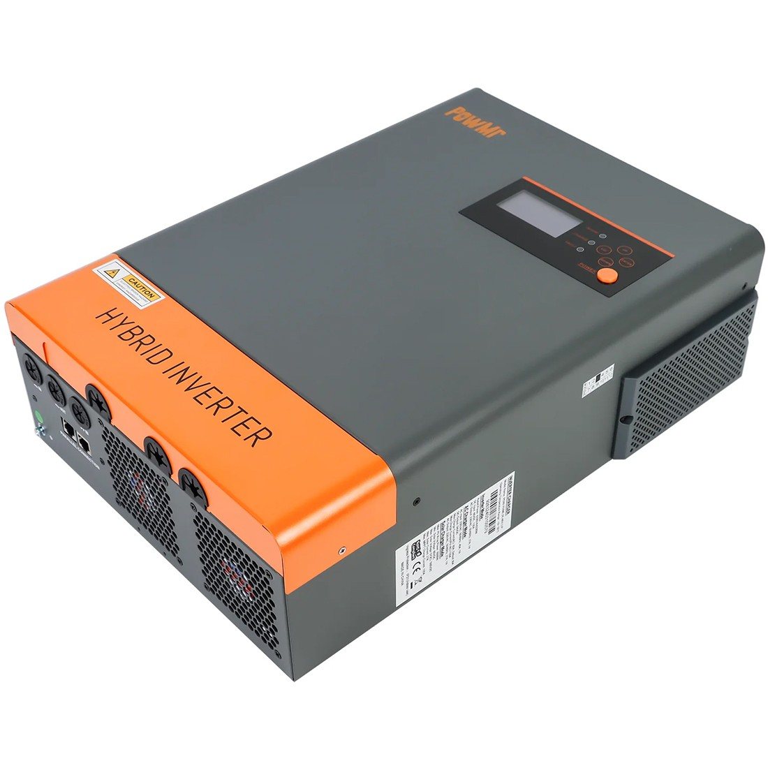 Гібридний інвертор Powmr POW-HVM6.2K-48V-LIP, 48 В, 6200 Вт, (безперебійник, UPS, ДБЖ) — фото 4