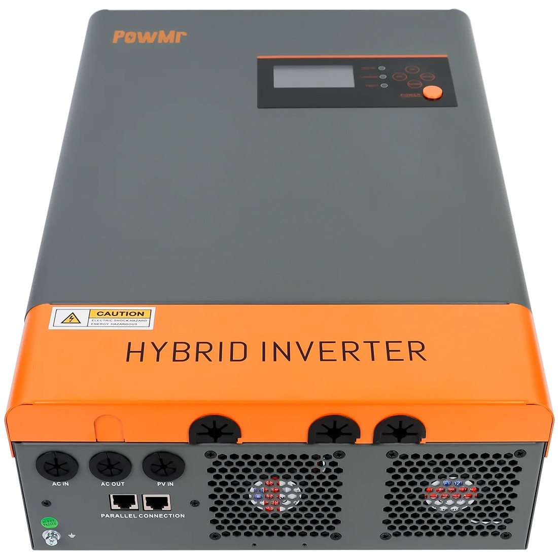 Гібридний інвертор Powmr POW-HVM6.2K-48V-LIP, 48 В, 6200 Вт, (безперебійник, UPS, ДБЖ) — фото 6
