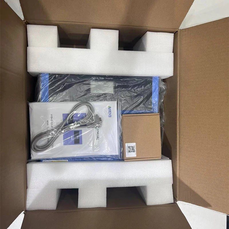 Гібридний інвертор Anenji ANJ-4000-24V, 24 В, 4000 Вт (Wi-Fi, безперебійник, UPS, ДБЖ) — фото 4