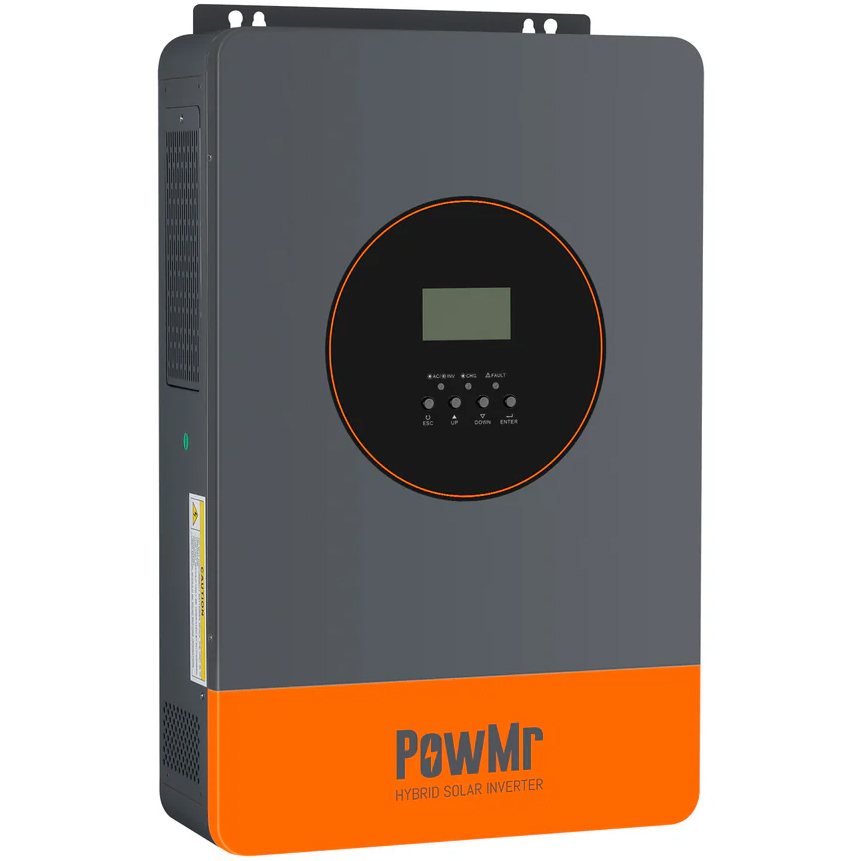 Гібридний інвертор Powmr Solar 6200W POW-HVM6.2KP, 48 В, 6200 Вт (безперебійник, UPS, ДБЖ) — фото 2
