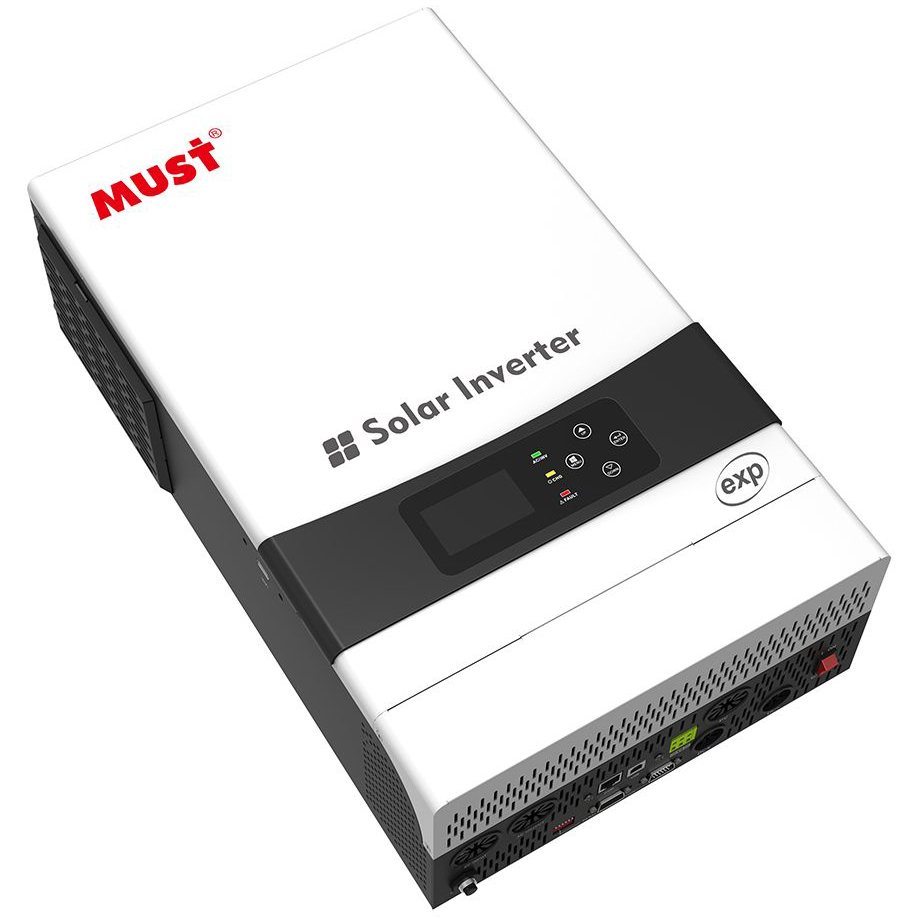 Гібридний інвертор Must PH19-6048EXP, 48 В, 120 А, 6000 Вт (безперебійник, UPS, ДБЖ, On-grid, зелений тариф) — фото 3