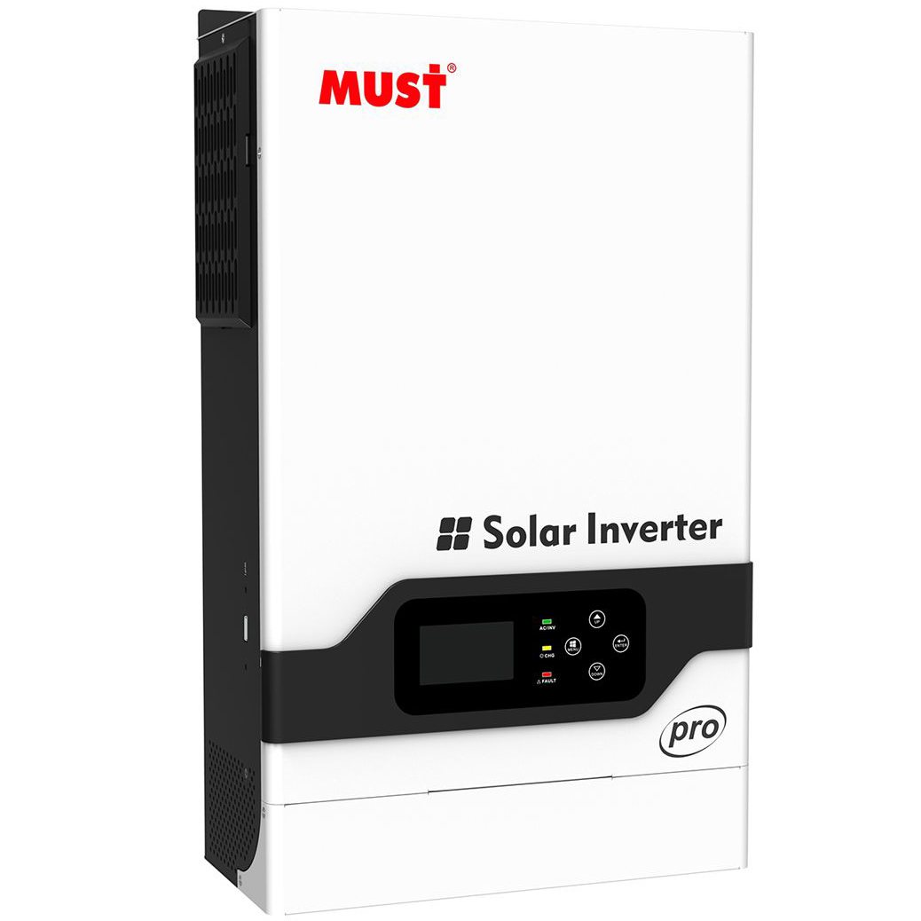 Гібридний інвертор Must PV18-4024 PRO II, 24 В, 100 А, 4000 Вт (безперебійник, UPS, ДБЖ) — загальний вигляд