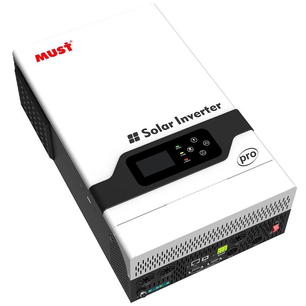 Гібридний інвертор Must PV18-4024 PRO II, 24 В, 100 А, 4000 Вт (безперебійник, UPS, ДБЖ) — фото 2