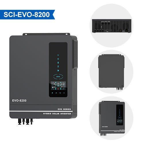 Гібридний інвертор Anern AN-SCI-EVO-8200, 48 В, 8200 Вт (безперебійник, UPS, ДБЖ) — фото 2