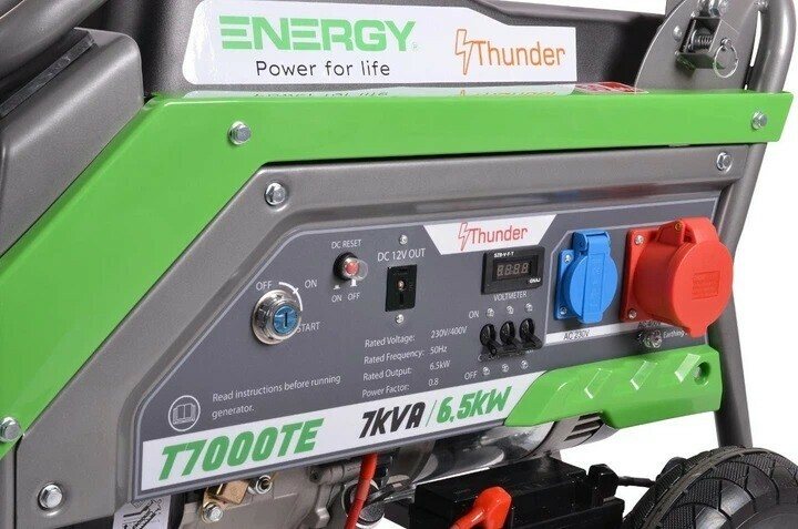 Бензиновий генератор ENERGY Thunder T7000TE (без АКБ) — фото 5