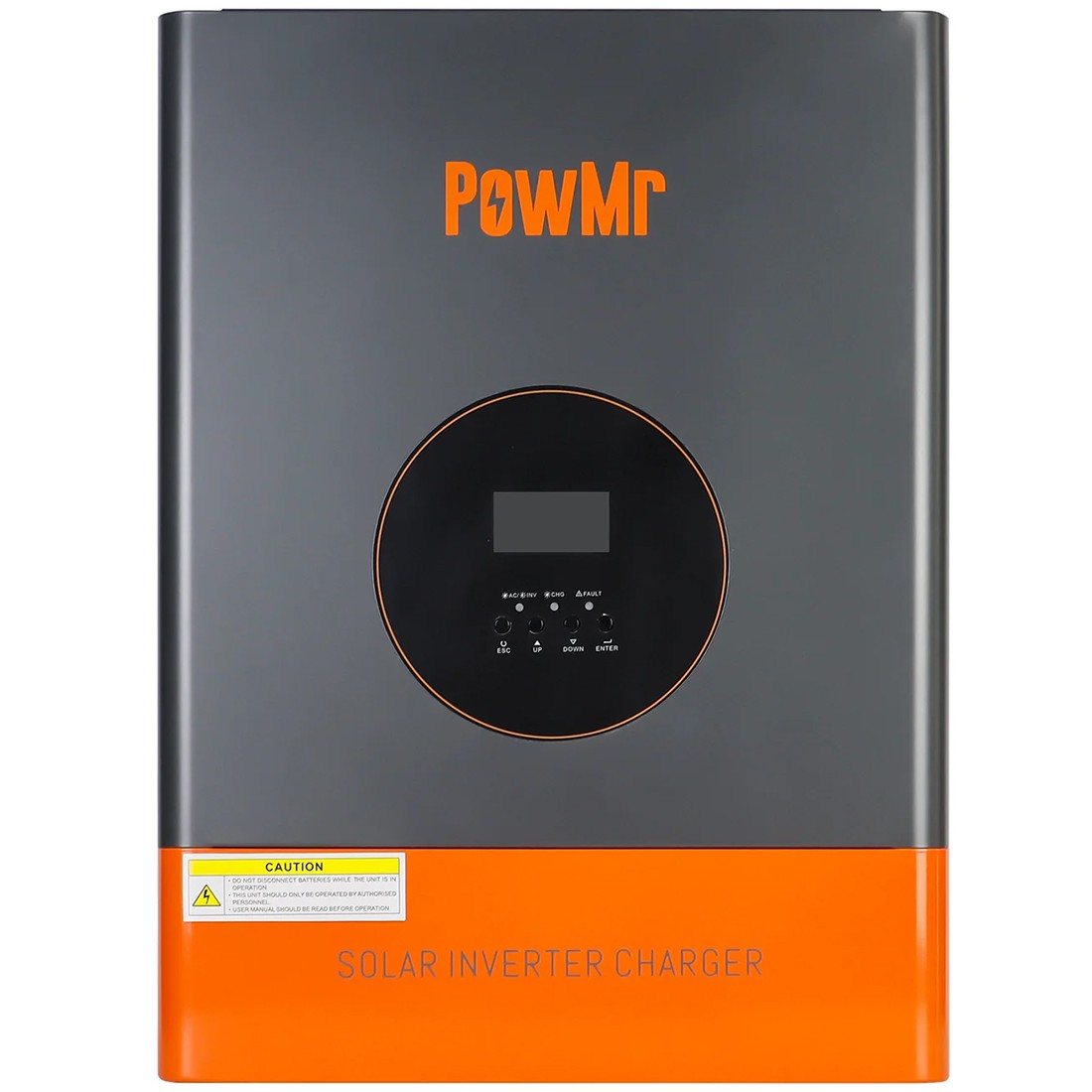 Гибридный инвертор Powmr POW-RELAB-5KE NEW 2024, 48 В, 5000 Вт (низькочастотний инвертор, безперебійник, UPS, ДБЖ)