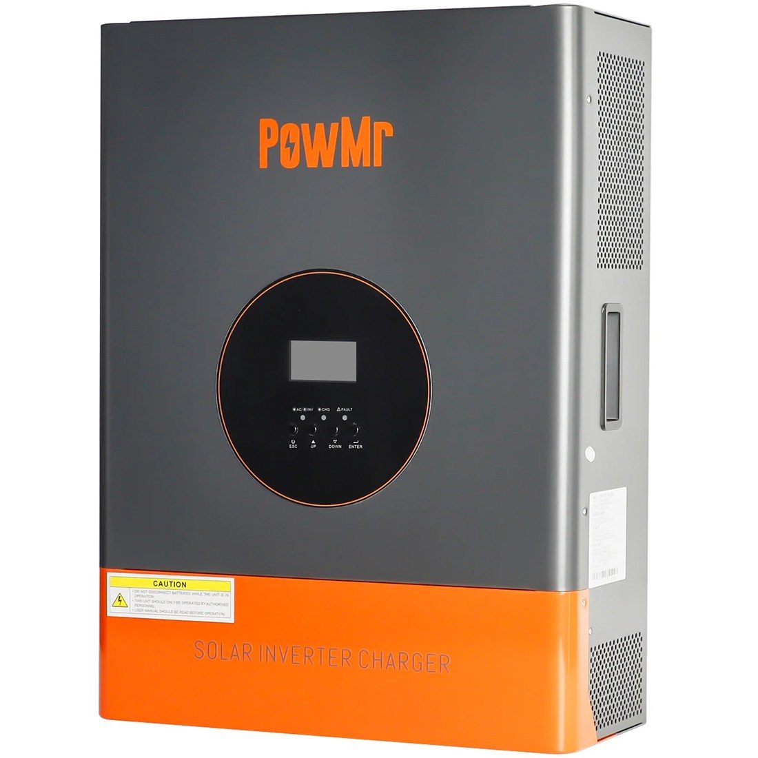 Гібридний інвертор Powmr POW-RELAB-5KE NEW 2024, 48 В, 5000 Вт (низькочастотний інвертор, безперебійник, UPS, ДБЖ) — фото 3