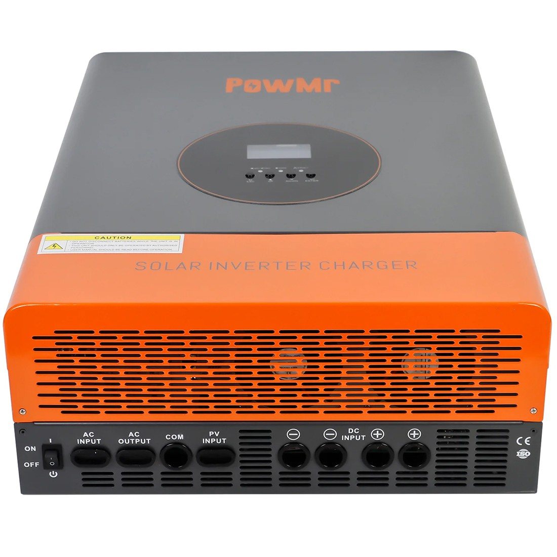 Гібридний інвертор Powmr POW-RELAB-5KE NEW 2024, 48 В, 5000 Вт (низькочастотний інвертор, безперебійник, UPS, ДБЖ) — фото 5