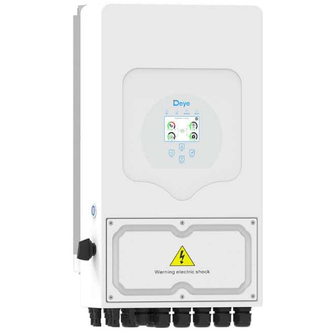Гібридний інвертор Deye SUN-8K-SG05LP1-EU-AM2-P, 48 В, 8000 Вт, 1 фаза (безперебійник, UPS, ДБЖ) — фото 2