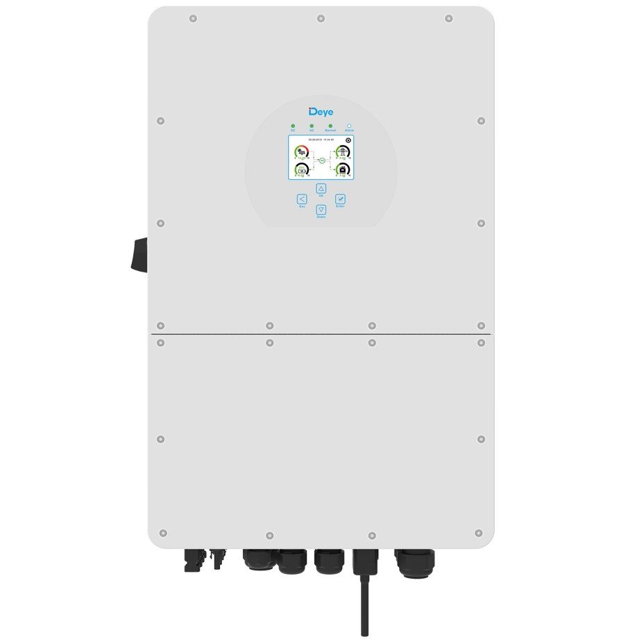 Гибридный инвертор Deye SUN-15K-SG01HP3-EU-AM2, HV, 160-700В, AC-15 кВт, PV-19,5 кВт, 3 фазы (высоковольтный безперебійник, UPS, ДБЖ)