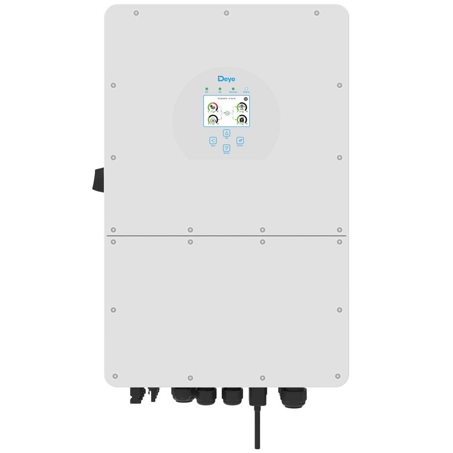 Гібридний інвертор Deye SUN-25K-SG01HP3-EU-AM2, HV, 160-700В, AC-25 кВт, PV-26 кВт, 3 фази (високовольтний безперебійник, UPS, ДБЖ)