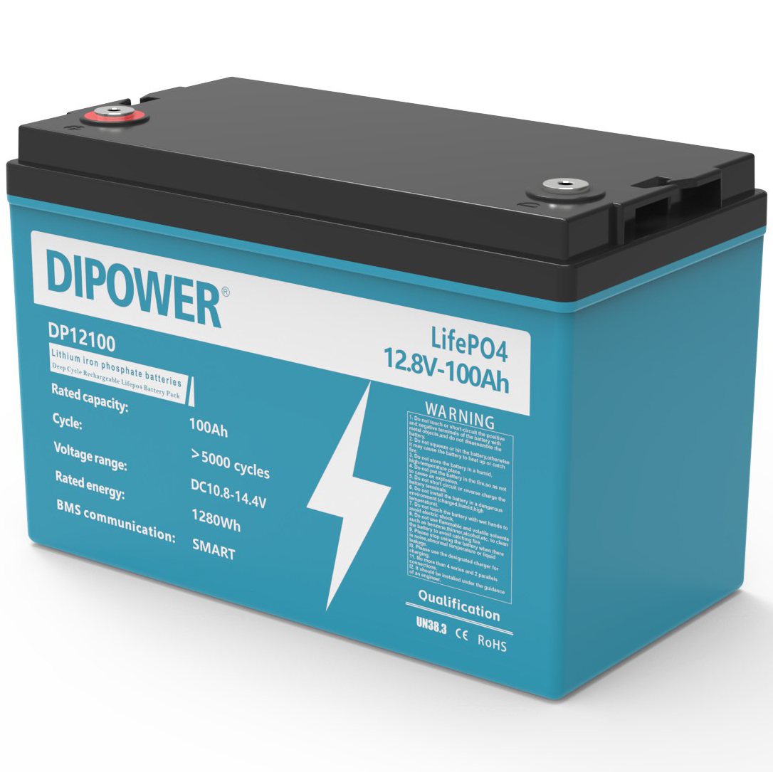 Акумулятор Dipower DDABSSG12100 LiFePO4 12V/100AH, 1280W*h (літій-залізо-фосфатний акумулятор для ДБЖ (UPS)) — фото 3