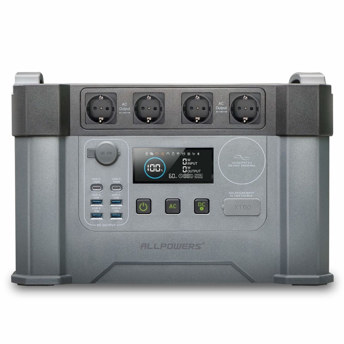 ALLPOWERS S2000 Pro Портативна зарядна станція 2400W 1451Wh (вживаний)