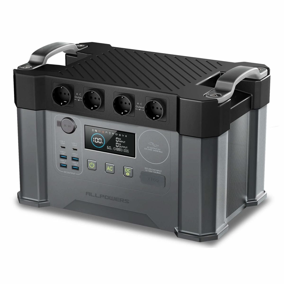 ALLPOWERS S2000 Pro Портативна зарядна станція 2400W 1451Wh (вживаний) — фото 4