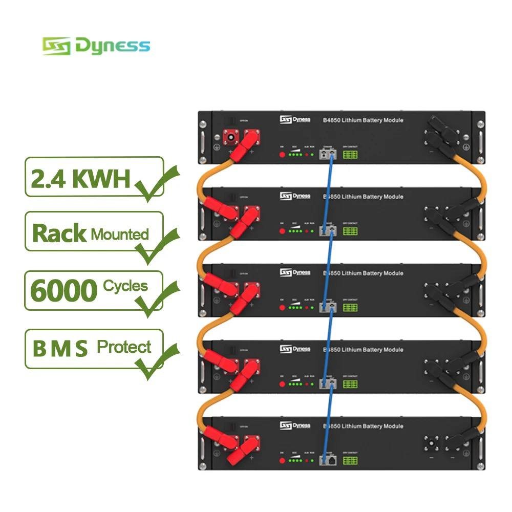 Акумулятор DYNESS B4850 LiFePO4 48V/50AH (2400W*h) (літій-залізо-фосфатний акумулятор для ДБЖ (UPS)) — фото 4