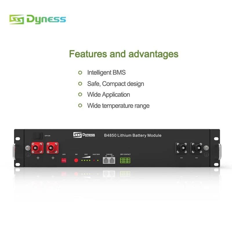 Акумулятор DYNESS B4850 LiFePO4 48V/50AH (2400W*h) (літій-залізо-фосфатний акумулятор для ДБЖ (UPS)) — фото 6