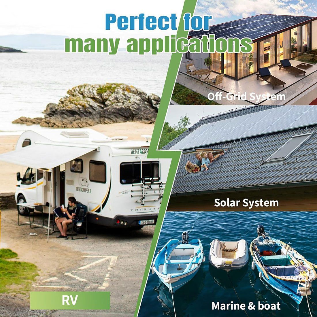 Акумулятор TCBWorth LiFePO4 24V/100AH (2560W*h), Smart BMS, Bluetooth APP (літій-залізо-фосфатний акумулятор для ДБЖ (UPS)) — фото 2