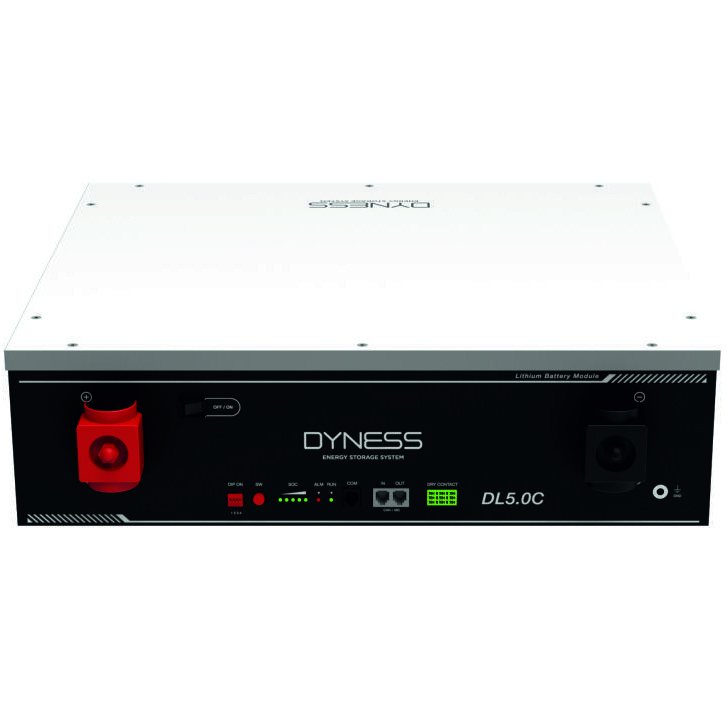 Акумулятор DYNESS DL5.0C, LiFePO4 51,2V/100AH (5120W*h) (літій-залізо-фосфатний акумулятор для ДБЖ (UPS))