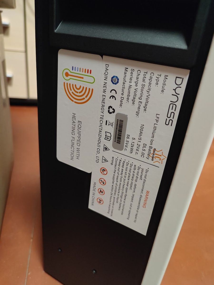 Акумулятор DYNESS DL5.0C, LiFePO4 51,2V/100AH (5120W*h) (літій-залізо-фосфатний акумулятор для ДБЖ (UPS)) — фото 5