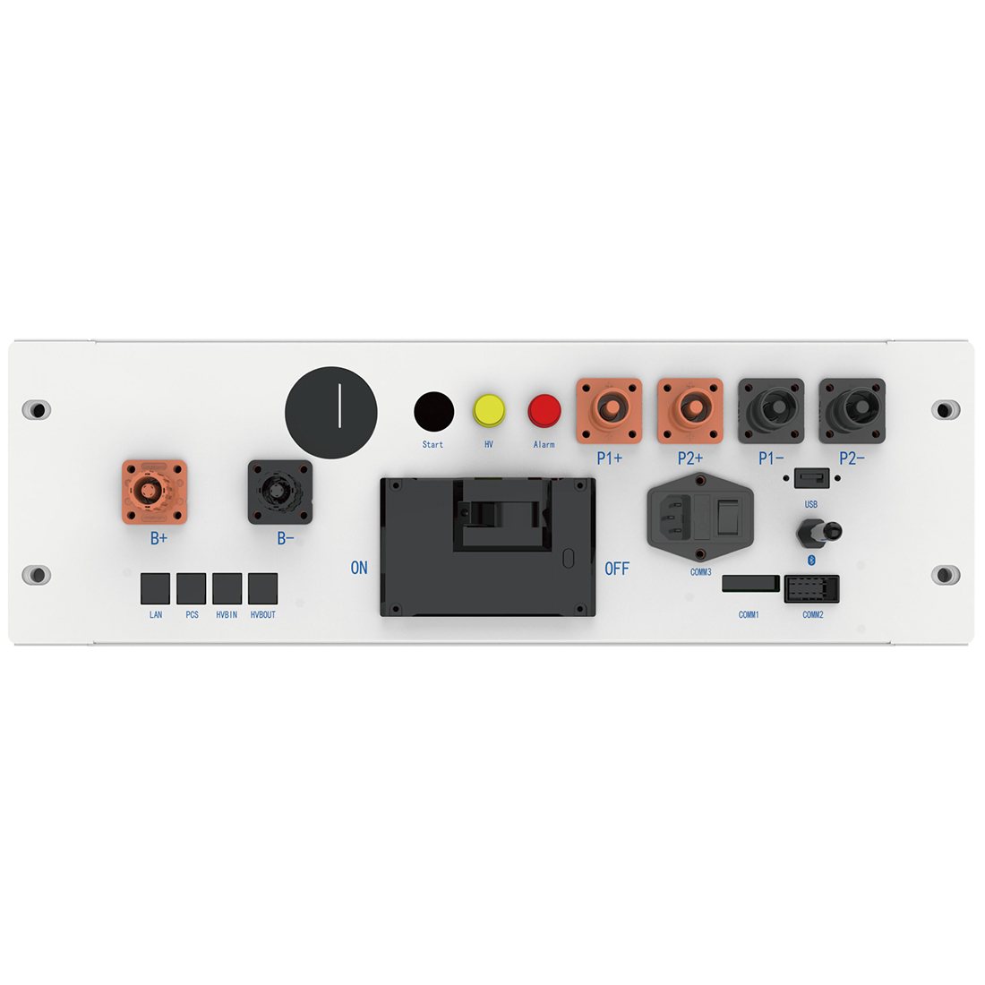 Блок керування Deye BOS-B-PDU-2-A, для високовольтних акумуляторів BOS-B-Pack16-A3 — загальний вигляд