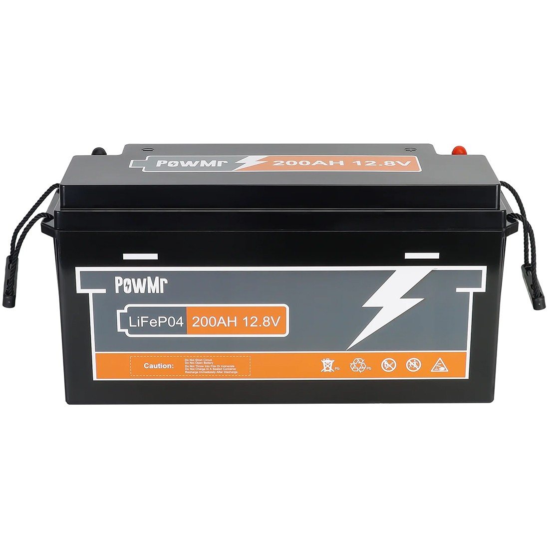 Акумулятор PowMr 12,8V/200Ah, 2560W*h, 200A (LiFePO4, для будинку, котла, сонячних батарей) — фото 2