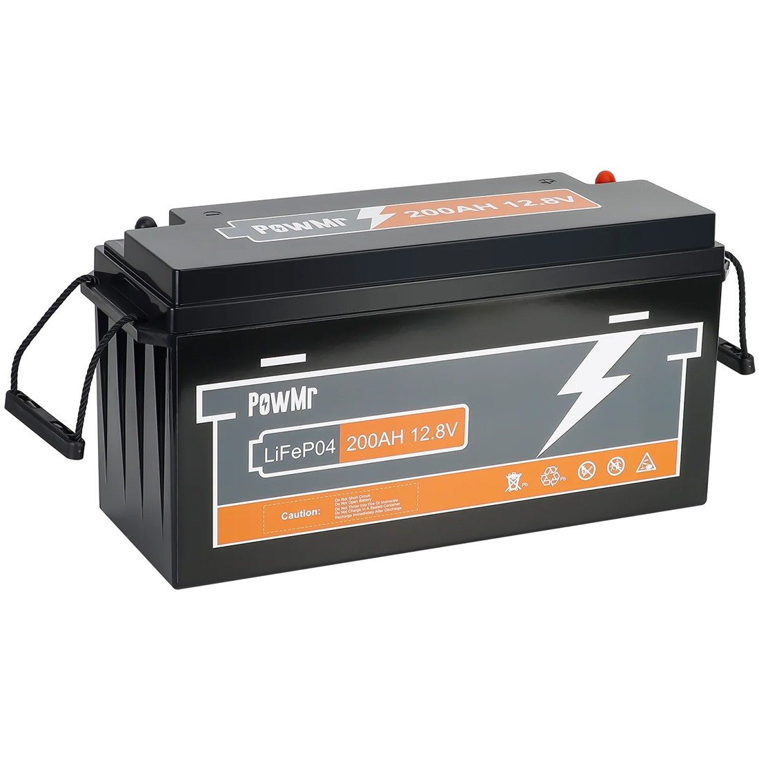 Акумулятор PowMr 12,8V/200Ah, 2560W*h, 200A (LiFePO4, для будинку, котла, сонячних батарей) — фото 3