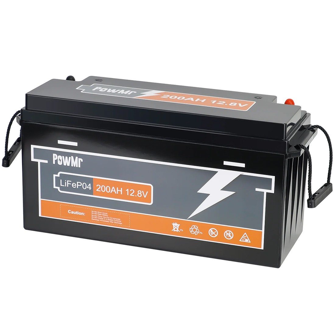 Акумулятор PowMr 12,8V/200Ah, 2560W*h, 200A (LiFePO4, для будинку, котла, сонячних батарей) — фото 4