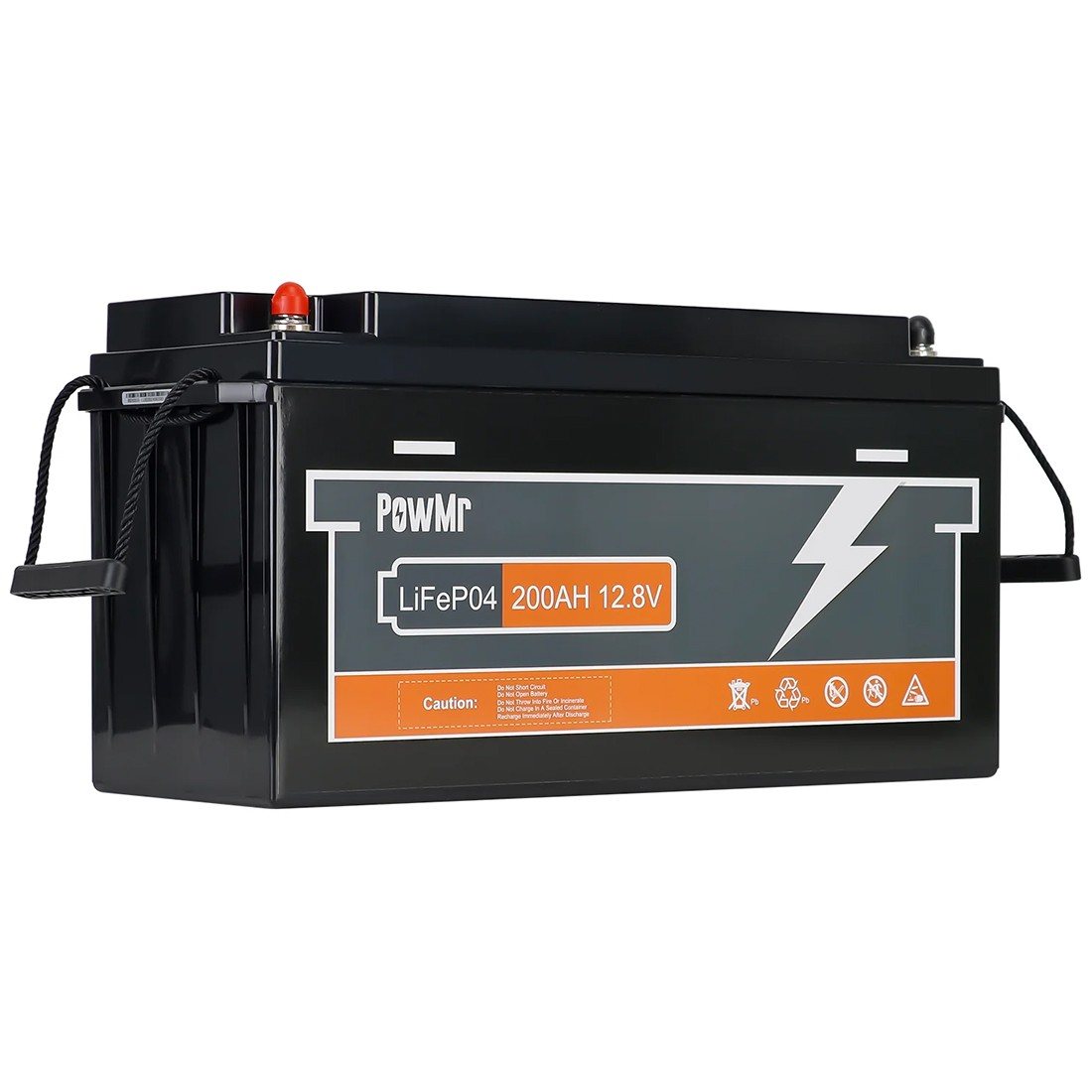 Акумулятор PowMr 12,8V/200Ah, 2560W*h, 200A (LiFePO4, для будинку, котла, сонячних батарей) — фото 5