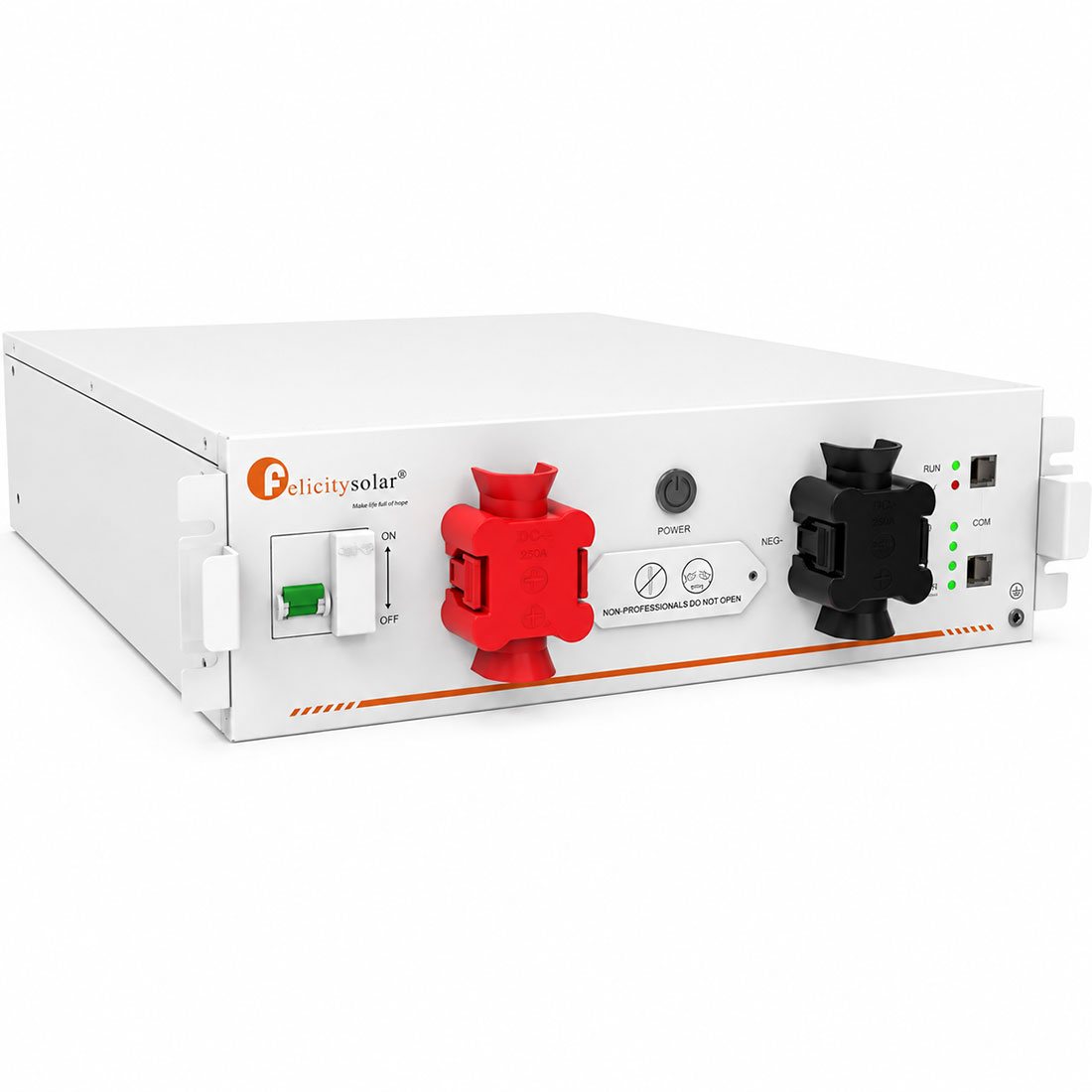 Акумулятор Felicity Solar FLA48100UG1 LiFePO4 51.2V/100AH, 5.12 kW*h (літій-залізо-фосфатний акумулятор для ДБЖ (UPS) — фото 3