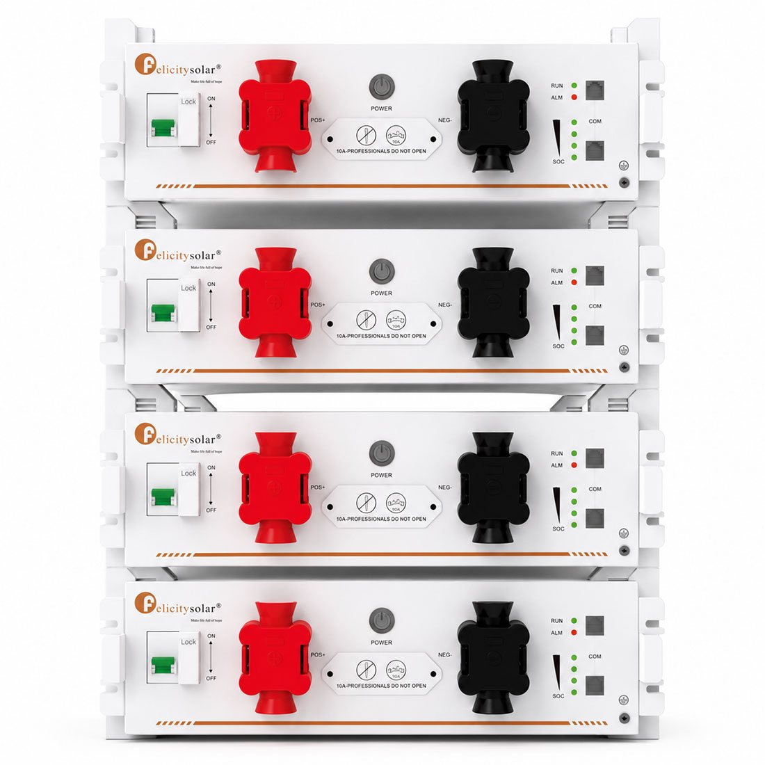 Акумулятор Felicity Solar FLA48100UG1 LiFePO4 51.2V/100AH, 5.12 kW*h (літій-залізо-фосфатний акумулятор для ДБЖ (UPS) — фото 5