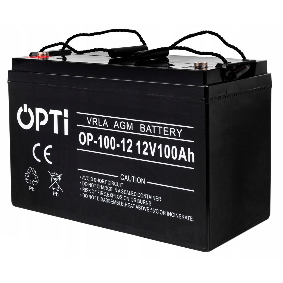 Акумулятор VOLT AGM OPTI 12В/100 А*год VRLA (1200 Вт*год), батарея глибокого циклу, AGM (кислотно-лужний) — фото 3