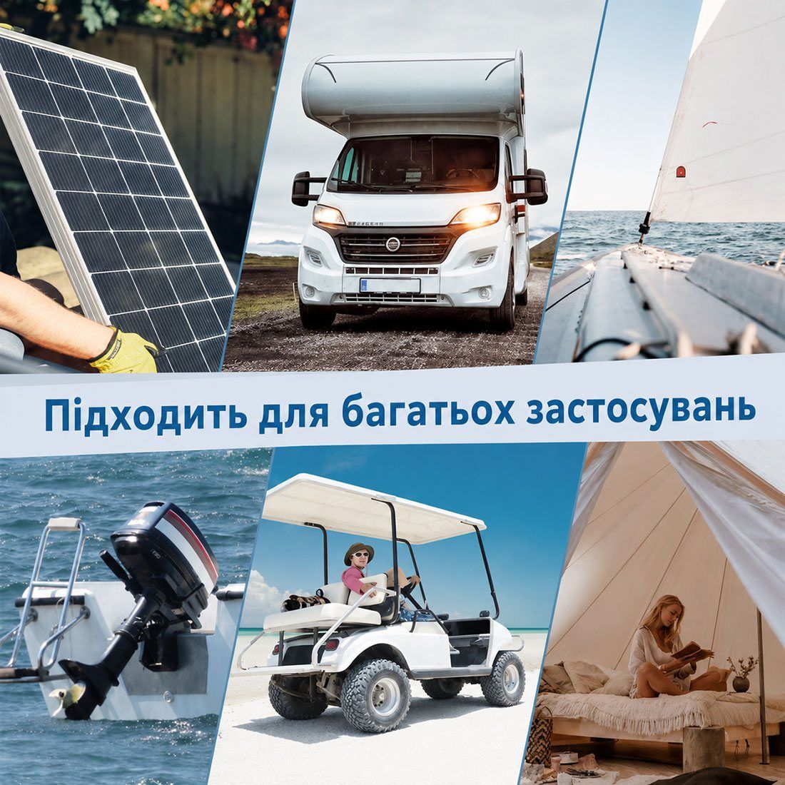 Акумулятор Kepworth LiFePO4 12V/100AH (1280W*h) (33,2х17,65х22 см, для будинку, котла, сонячних батарей) — фото 6