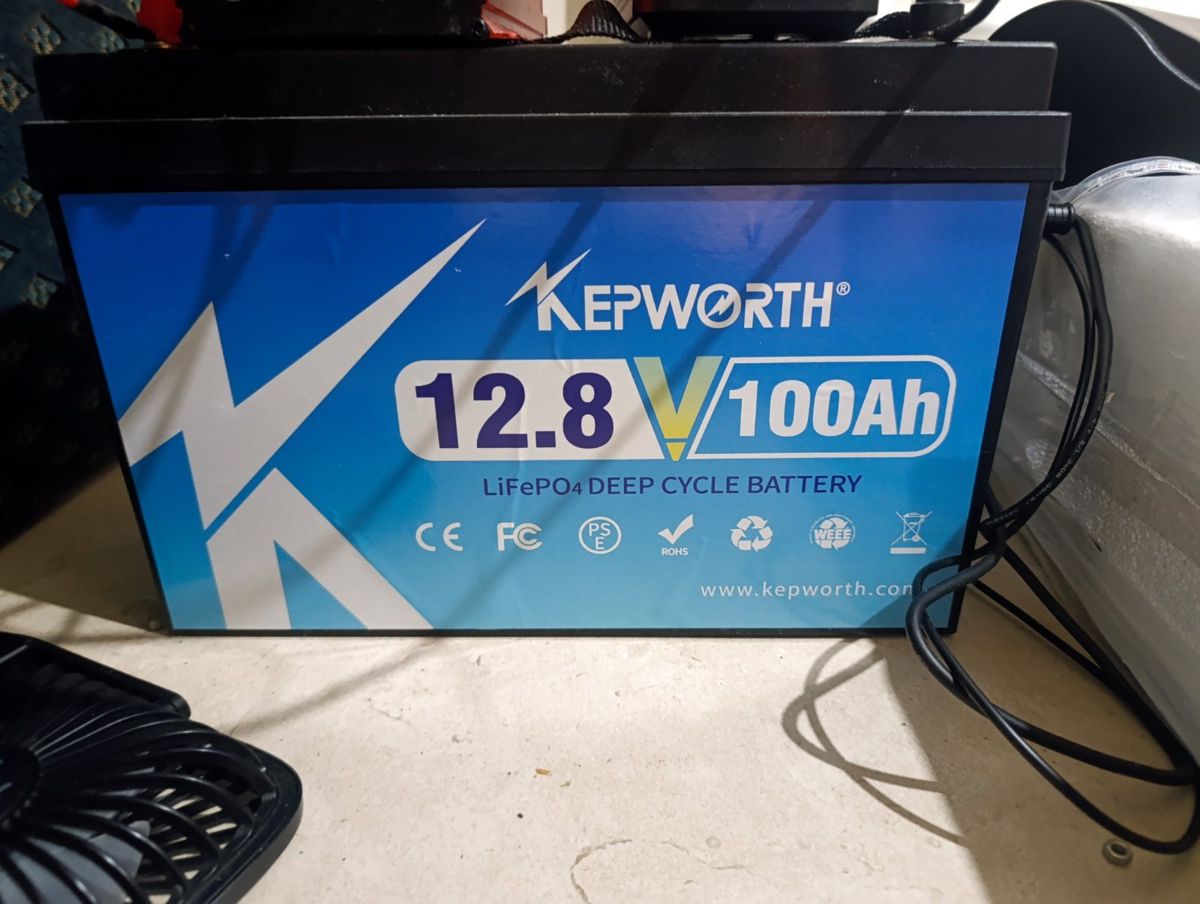 Акумулятор Kepworth LiFePO4 12V/100AH (1280W*h) (33,2х17,65х22 см, для будинку, котла, сонячних батарей) — фото 8