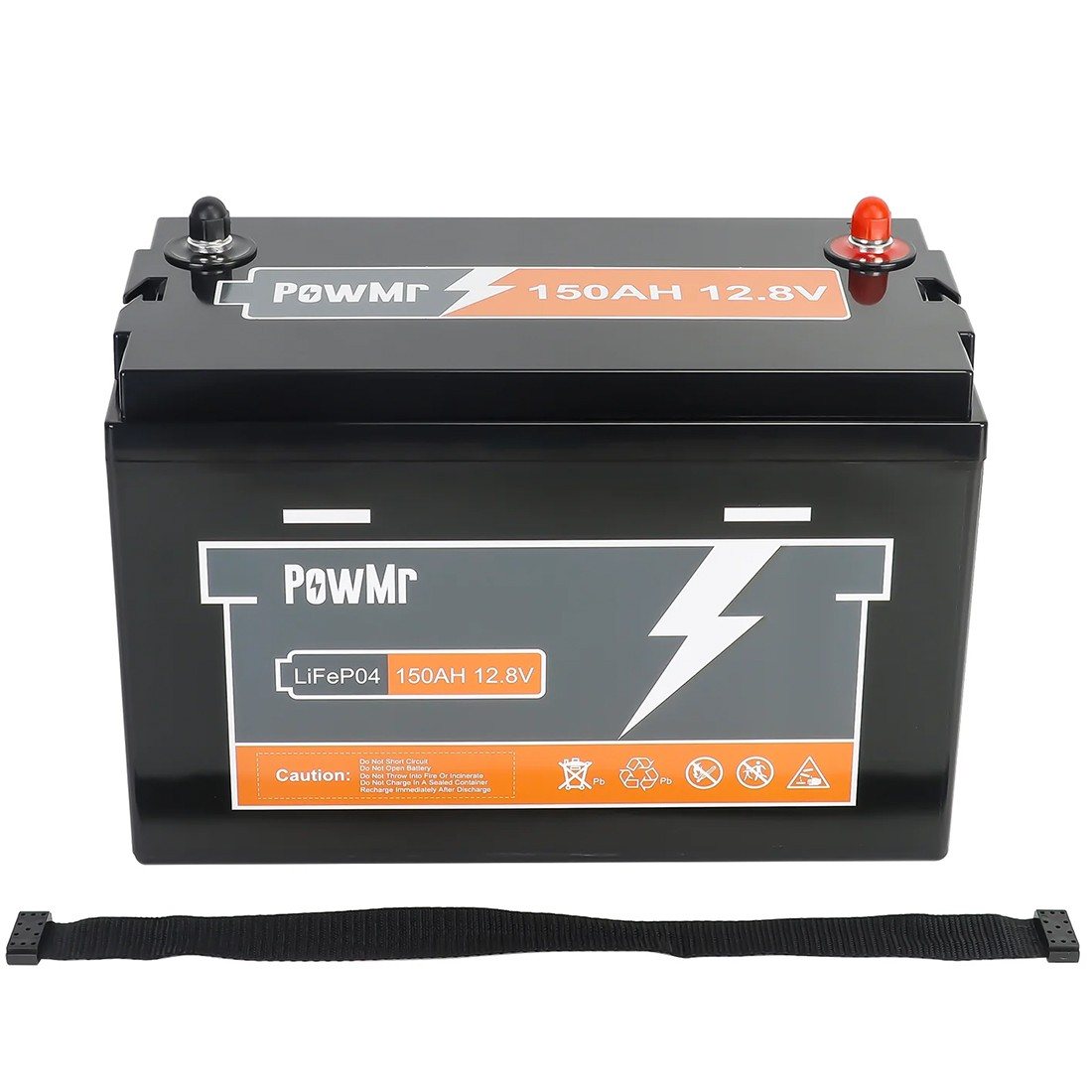 Акумулятор PowMr 12,8V/150Ah, 1920W*h, 100A (LiFePO4, для будинку, котла, сонячних батарей) — фото 5
