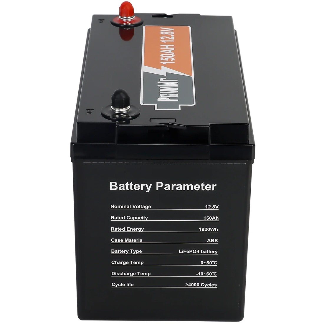 Акумулятор PowMr 12,8V/150Ah, 1920W*h, 100A (LiFePO4, для будинку, котла, сонячних батарей) — фото 6