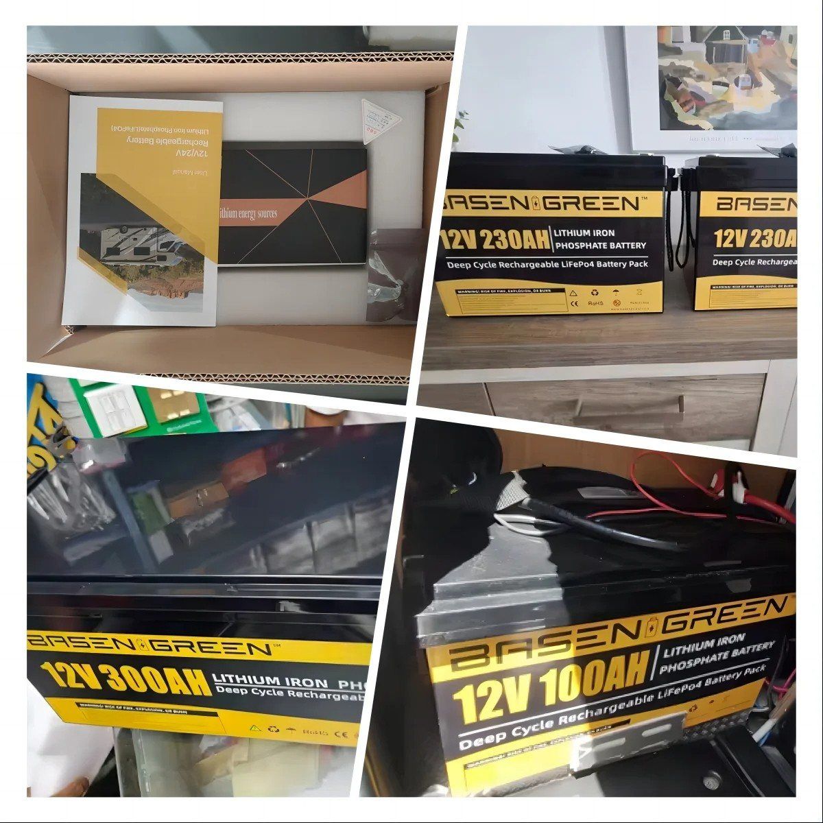 Акумулятор Basen Green LiFePO4 12V/100AH (1280 W*h), Smart BMS, Bluetooth APP (літій-залізо-фосфатний акумулятор для ДБЖ (UPS)) — фото 8