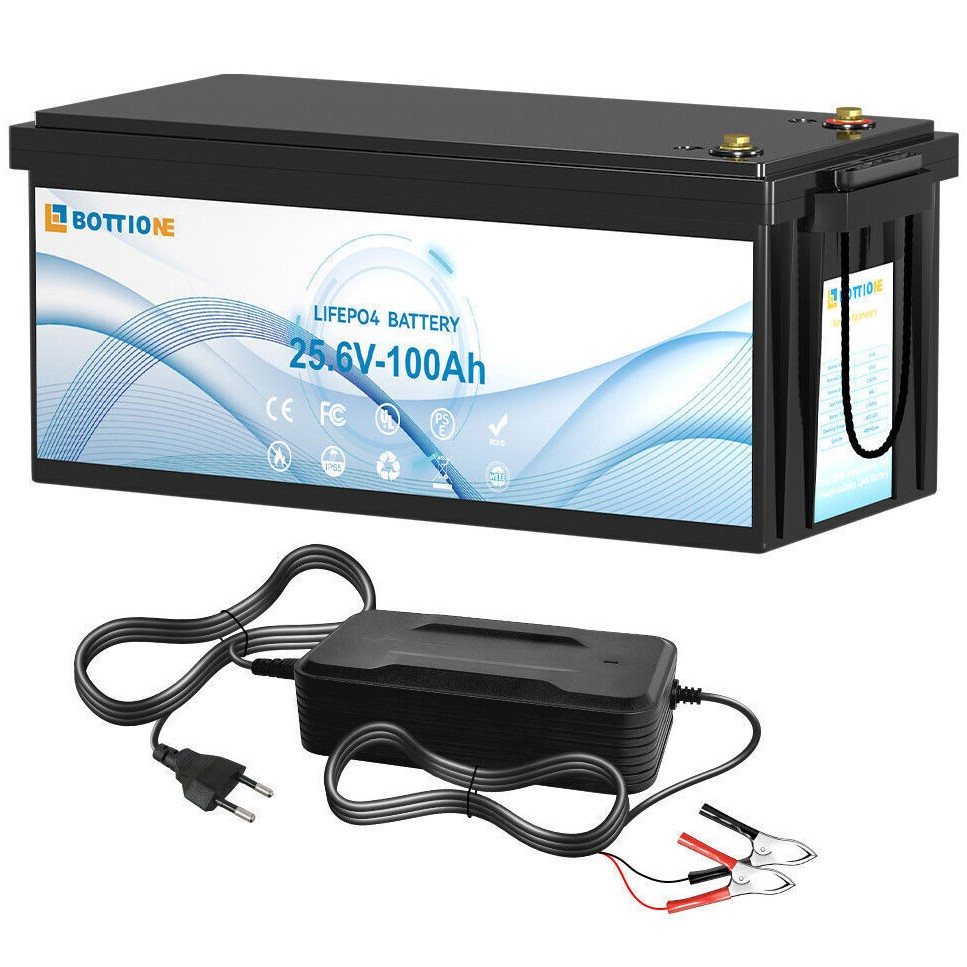 Акумулятор Bottione LiFePO4 24V/100AH (2560W*h) (літій-залізо-фосфатний акумулятор для ДБЖ (UPS)) — общий вид