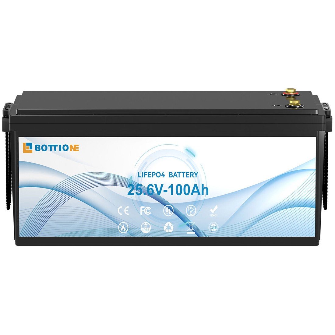 Акумулятор Bottione LiFePO4 24V/100AH (2560W*h) (літій-залізо-фосфатний акумулятор для ДБЖ (UPS)) — фото 2