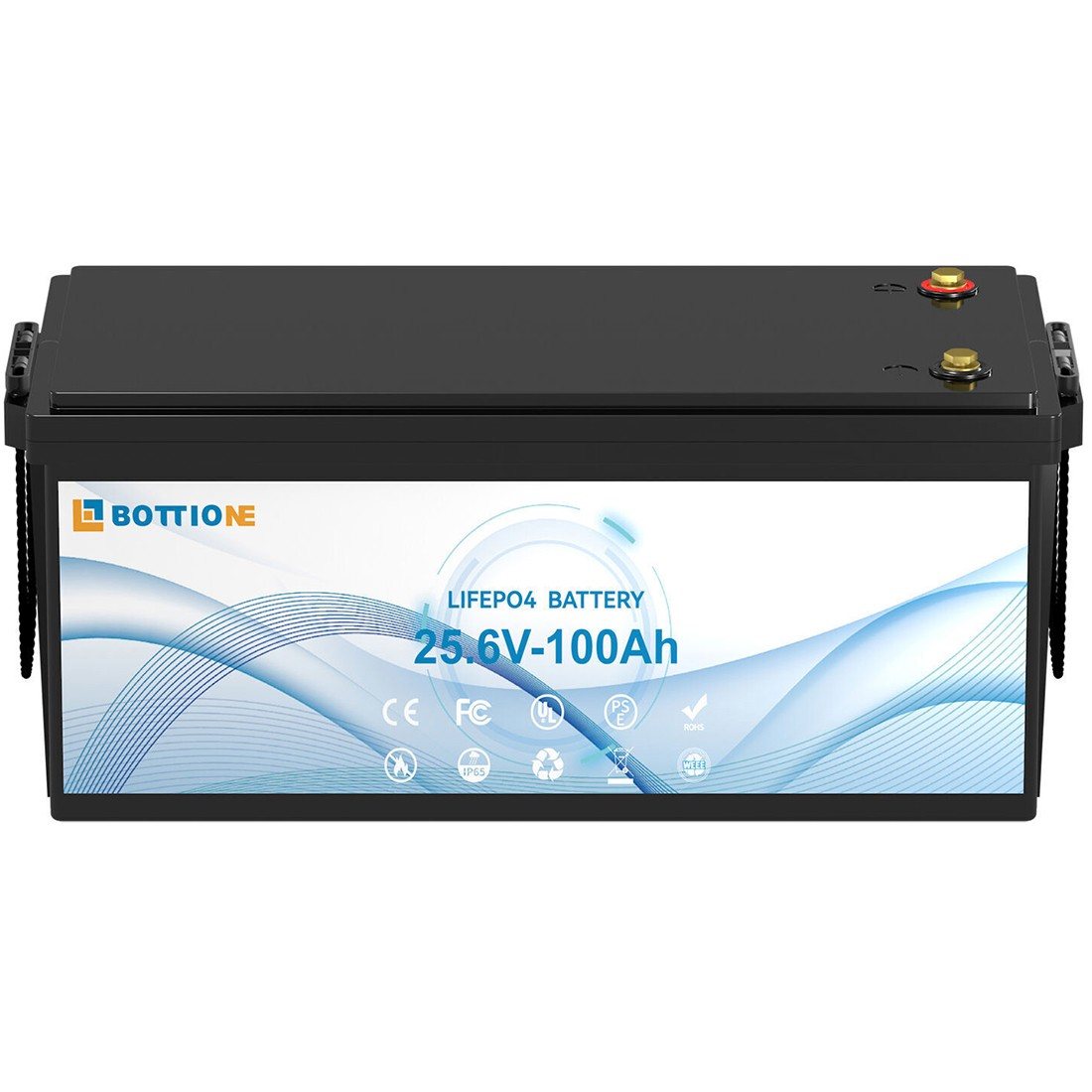 Акумулятор Bottione LiFePO4 24V/100AH (2560W*h) (літій-залізо-фосфатний акумулятор для ДБЖ (UPS)) — фото 4