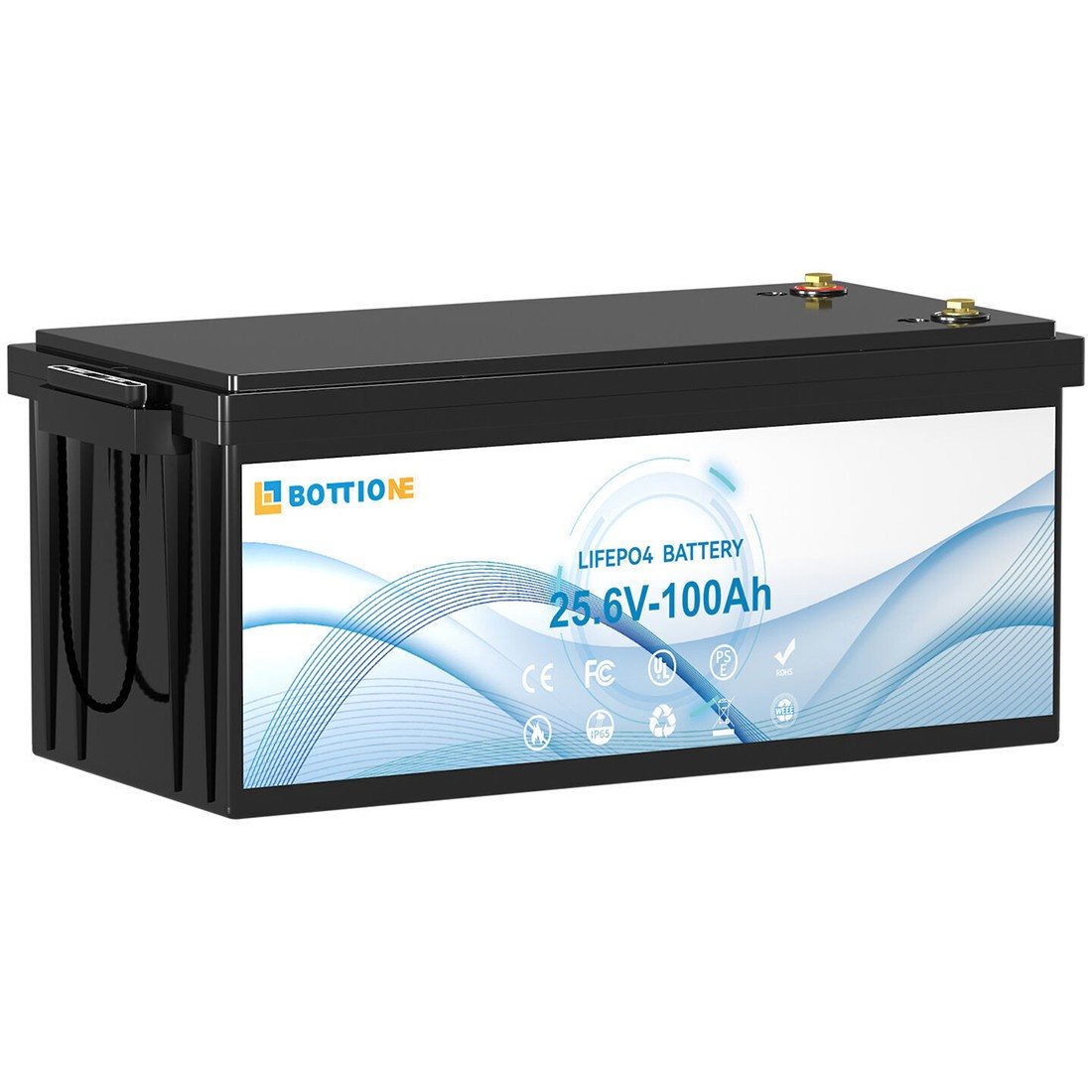 Акумулятор Bottione LiFePO4 24V/100AH (2560W*h) (літій-залізо-фосфатний акумулятор для ДБЖ (UPS)) — фото 5