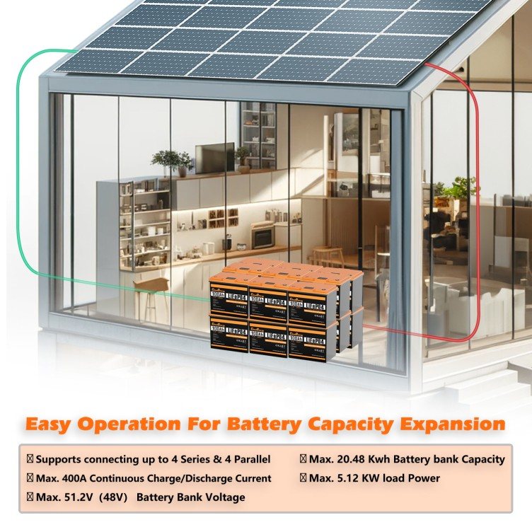 Акумулятор Cloud Energy LiFePO4 12V/100AH, 1280W*h, 100А (з дисплеєм, літій-залізо-фосфатний акумулятор для ДБЖ (UPS)) — фото 3