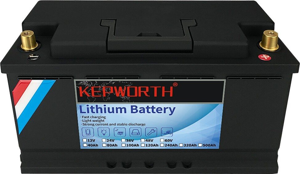 Акумулятор Kepworth LiFePO4 12V/120AH (1440W*h) (літій-залізо-фосфатний акумулятор для ДБЖ (UPS)) — фото 3