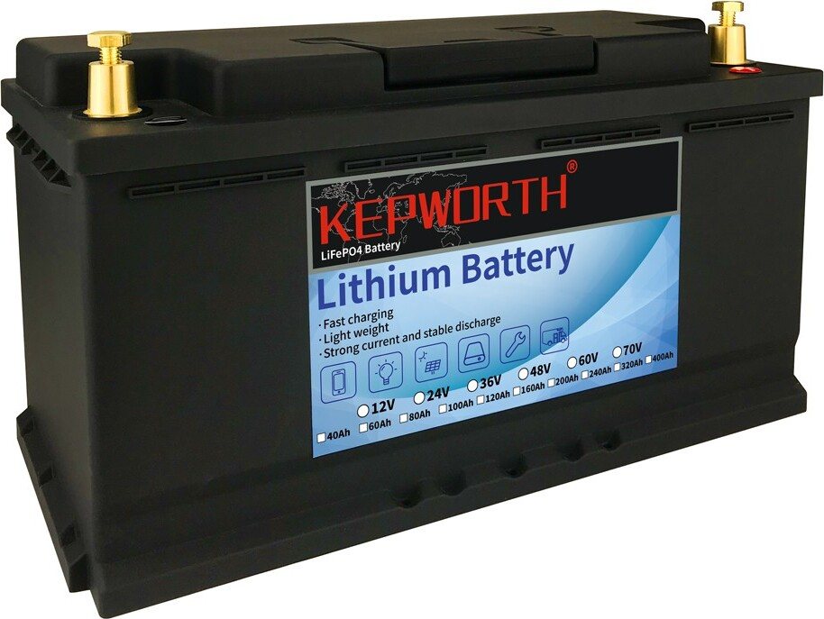 Акумулятор Kepworth LiFePO4 12V/120AH (1440W*h) (літій-залізо-фосфатний акумулятор для ДБЖ (UPS)) — фото 6