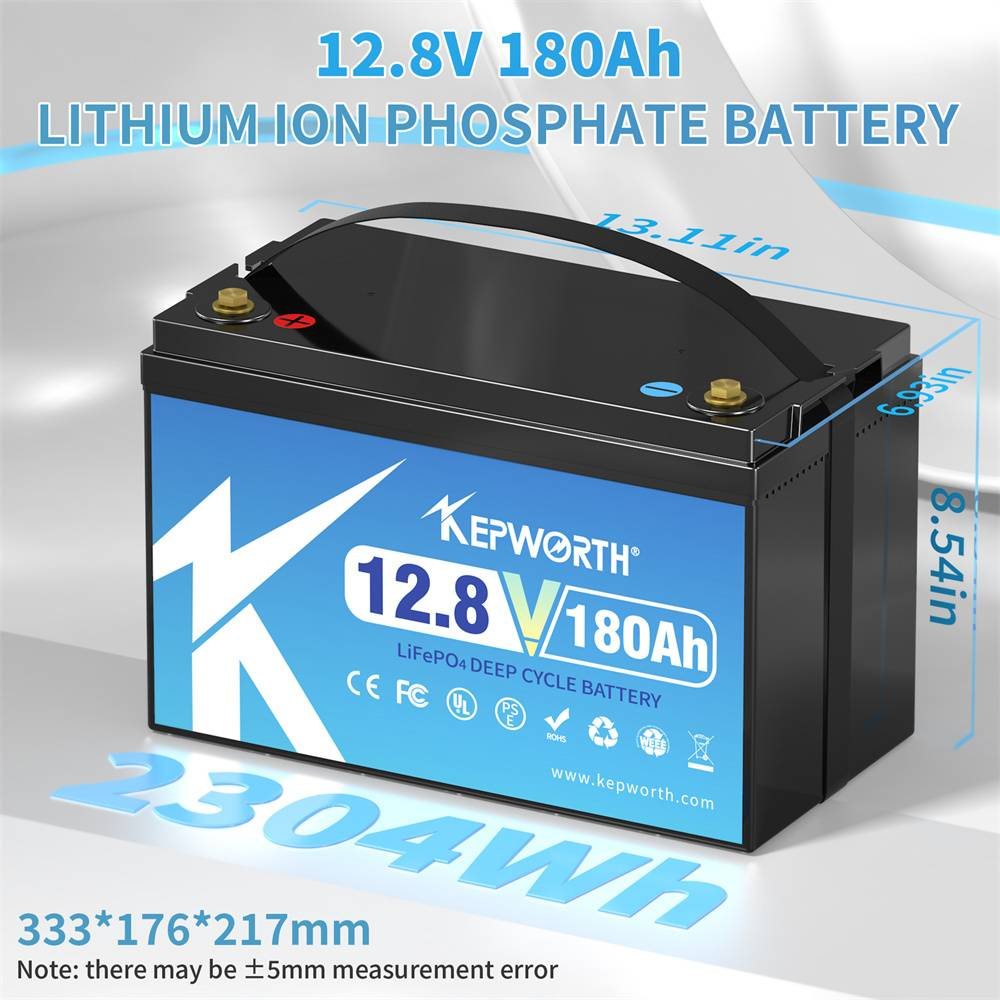 Акумулятор Kepworth LiFePO4 12V/180AH (2160W*h) (літій-залізо-фосфатний акумулятор для ДБЖ (UPS)) — фото 2