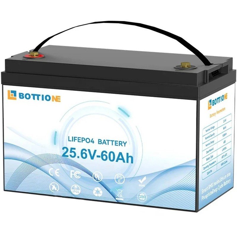 Акумулятор Bottione LiFePO4 25.6V/60AH (1536W*h) (літій-залізо-фосфатний акумулятор для ДБЖ (UPS))