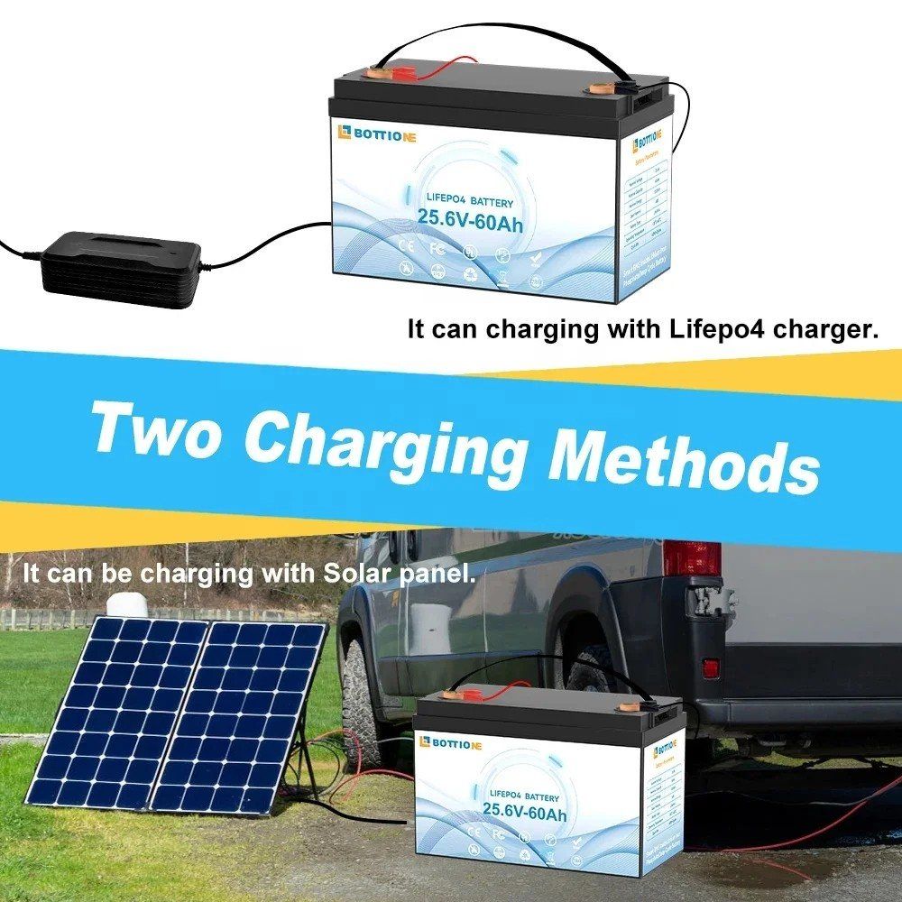 Акумулятор Bottione LiFePO4 25.6V/60AH (1536W*h) (літій-залізо-фосфатний акумулятор для ДБЖ (UPS)) — фото 4