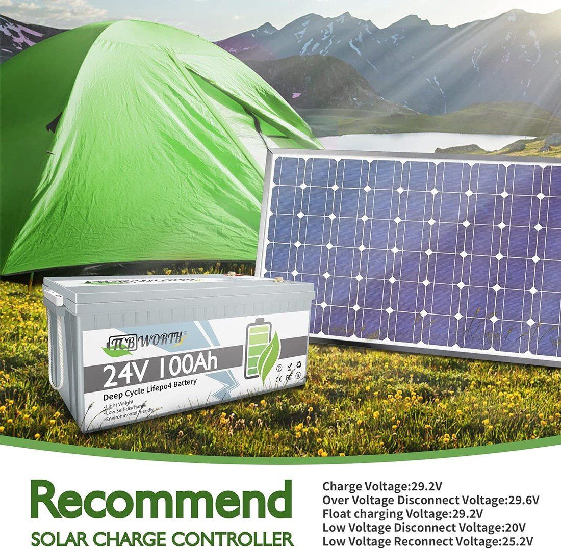 Акумулятор TCBWorth LiFePO4 25,6V/100AH, 2560W*h, 100A (літій-залізо-фосфатний акумулятор для ДБЖ (UPS)) — фото 4